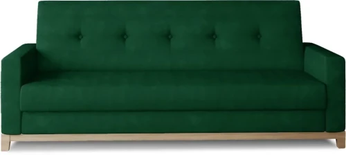 Wersalka rozkładana Selene Orzech z pojemnikiem na pościel