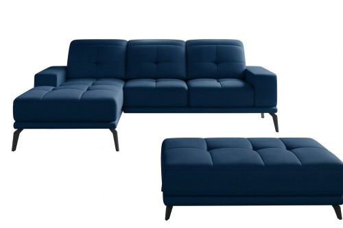 Zestaw modułowy narożnik z pufą Torrense