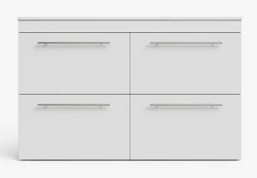 Szafka na buty Akutan złożona z uchwytami