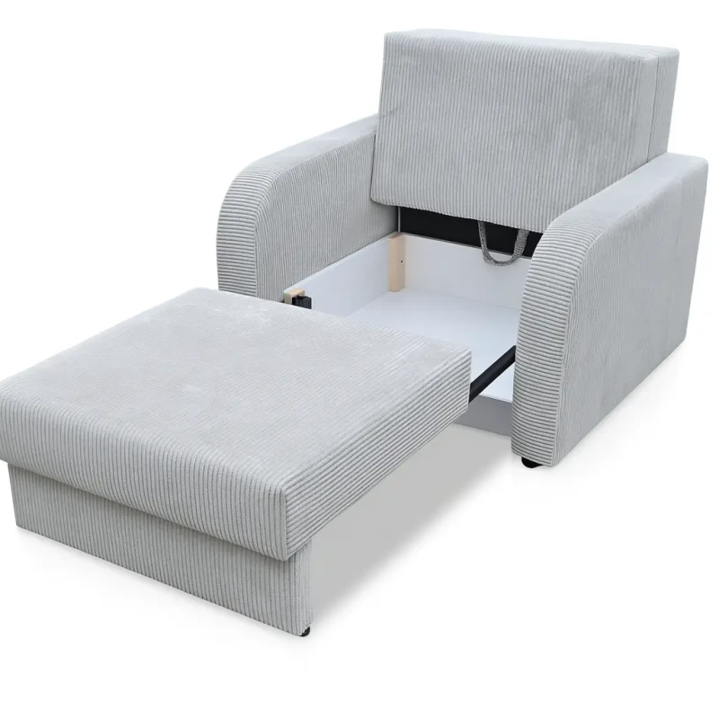 Sofa amerykanka rozkładana Kora I w stylu skandynawskim