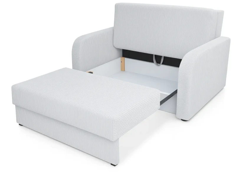 Sofa amerykanka rozkładana Kora II w stylu skandynawskim