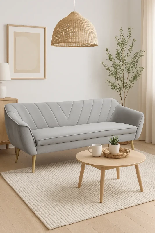 Sofa Mia III w stylu skandynawskim