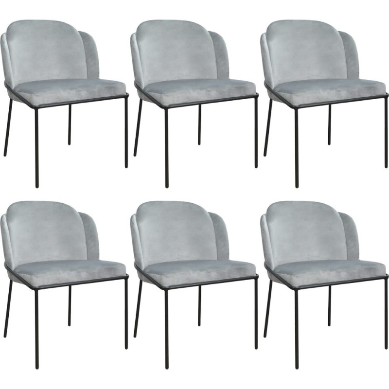 Krzesło tapicerowane Polly New czarny - Fresh 14, czarny stelaż