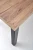 Stół rozkładany Tiago 140-220 cm czarny / dąb craft