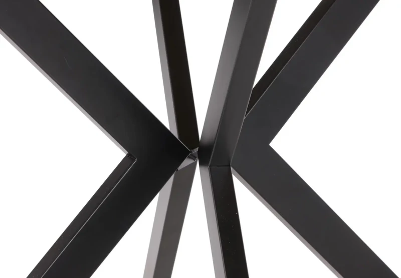 Stół rozkładany Peroni 100-250 cm dąb złoty / czarny