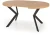 Stół rozkładany Peroni 100-250 cm dąb złoty / czarny