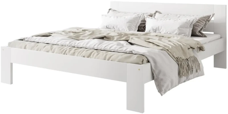 Łóżko drewniane Matilda 160x200 cm biały