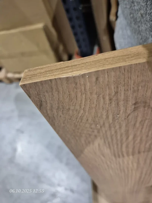 Stolik kawowy Kwadro 110 cm z dolną półką do salonu dąb wotan OUTLET