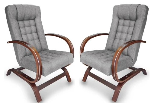 2x Fotel tapicerowany Finka Harmonia pikowany komplet 2 szt. Royal 26 OUTLET