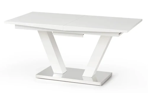 Stół rozkładany Vision 160-200 cm biały połysk