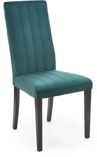 Krzesło tapicerowane Diego 2 czarny /ciemny zielony