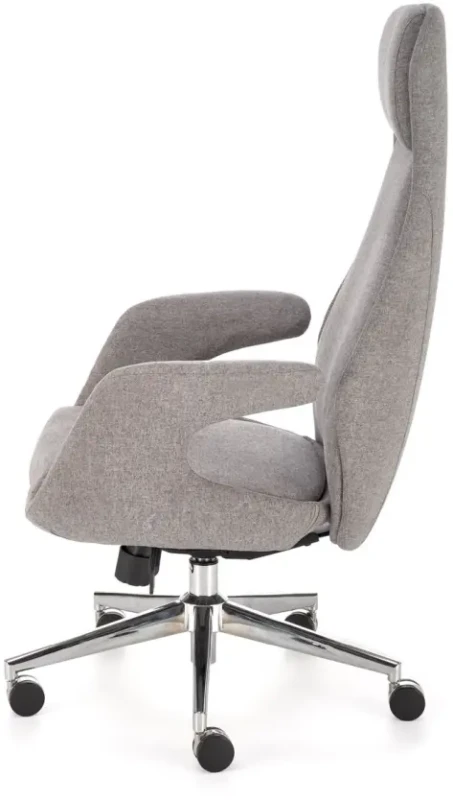 Fotel obrotowy Kevin do biura jasny popielaty