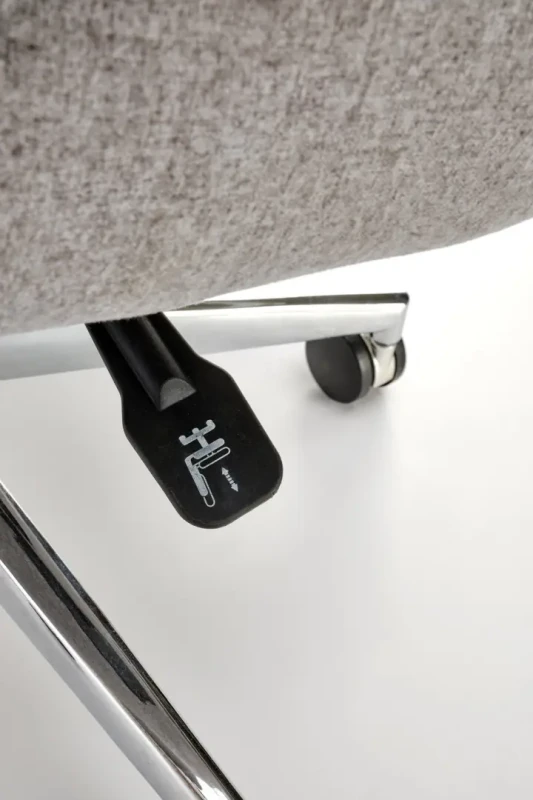 Fotel obrotowy Kevin do biura jasny popielaty