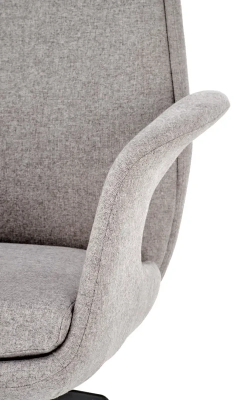 Fotel obrotowy Kevin do biura jasny popielaty