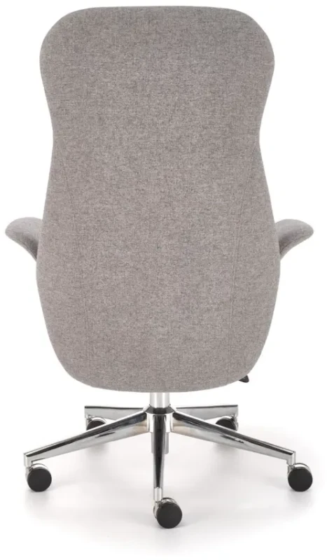Fotel obrotowy Kevin do biura jasny popielaty