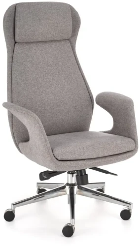 Fotel obrotowy Kevin do biura jasny popielaty