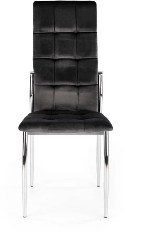 Krzesło K416 tapicerowane do jadalni czarny