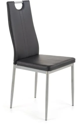 Krzesło K202 z uchwytem do jadalni czarny