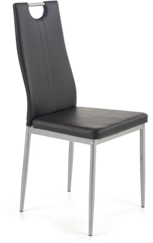 Krzesło K202 z uchwytem do jadalni czarny