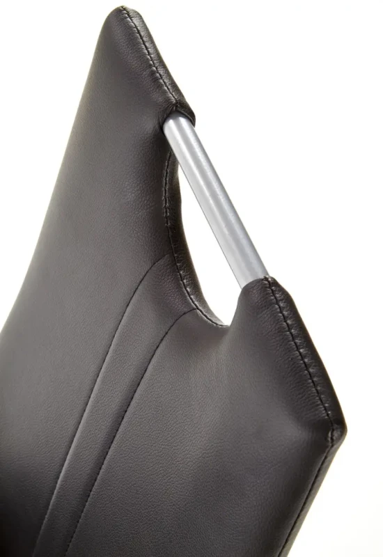 Krzesło K202 z uchwytem do jadalni czarny