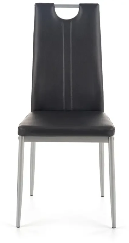 Krzesło K202 z uchwytem do jadalni czarny