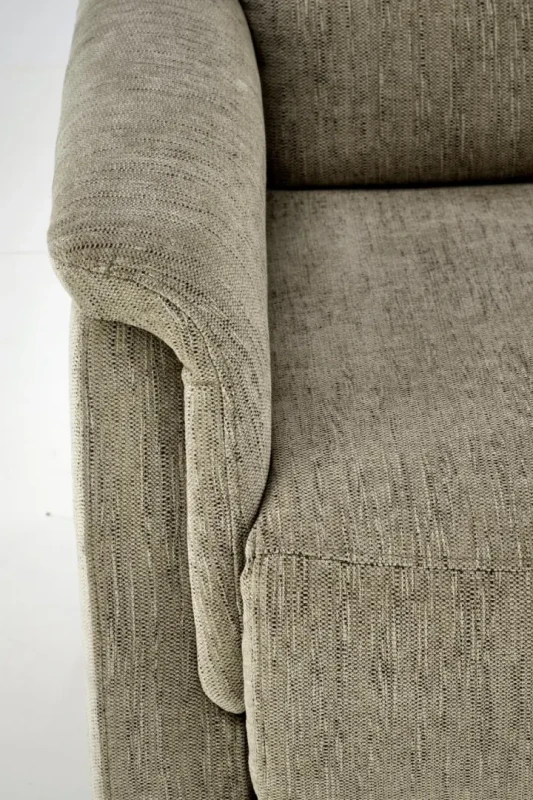 Fotel rozkładany Jamal wypoczynkowy elektryczny z gniazdem USB do salonu oliwkowy