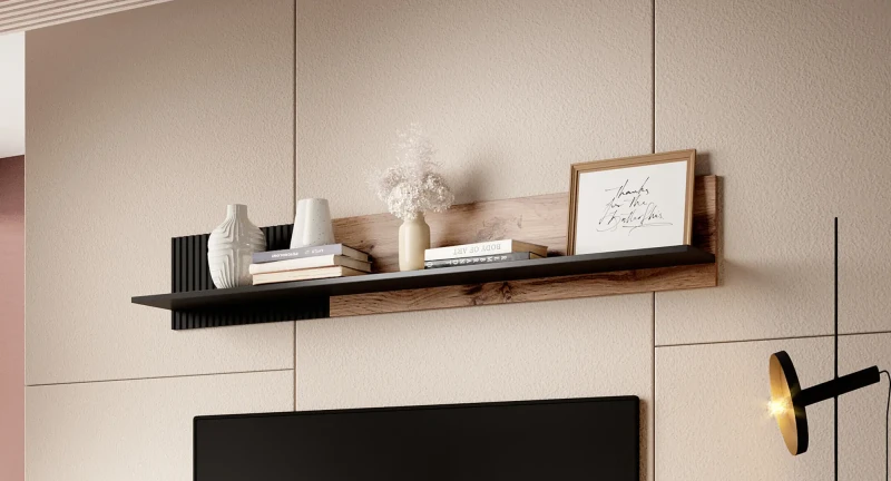 Póła wisząca Random P-1 dąb wotan/czarny