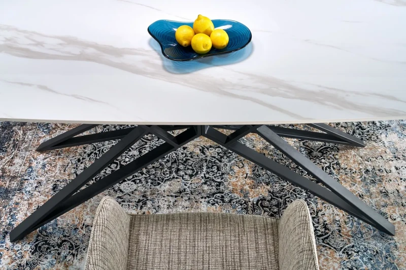 Krzesło obrotowe K576 tapicerowane do jadalni beżowy