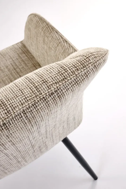 Krzesło obrotowe K576 tapicerowane do jadalni beżowy