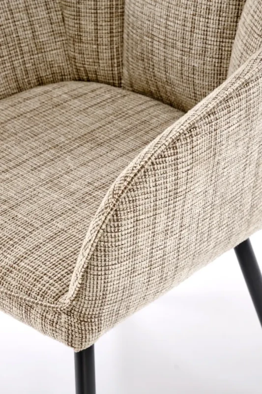 Krzesło obrotowe K576 tapicerowane do jadalni beżowy