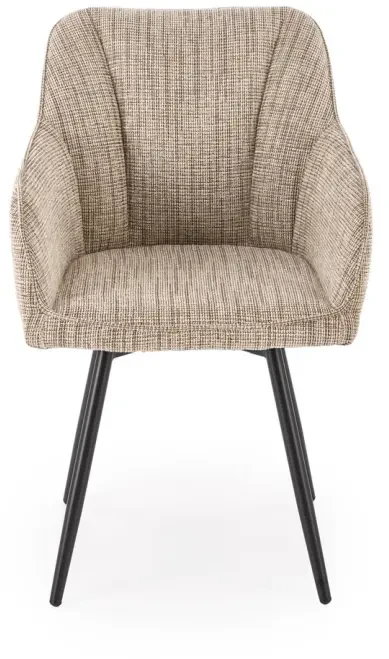 Krzesło obrotowe K576 tapicerowane do jadalni beżowy