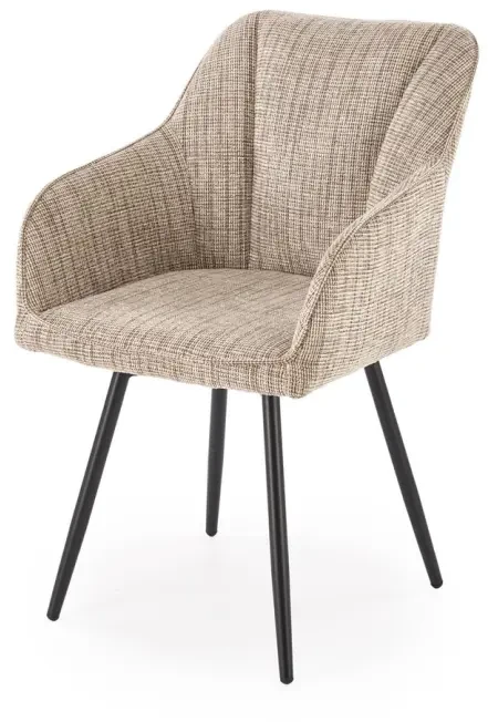 Krzesło obrotowe K576 tapicerowane do jadalni beżowy