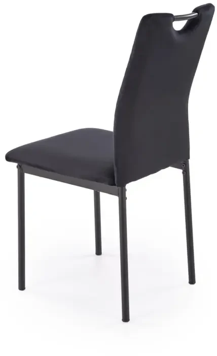 Krzesło K577 tapicerowane do jadalni czarny