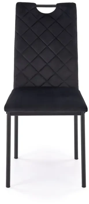Krzesło K577 tapicerowane do jadalni czarny
