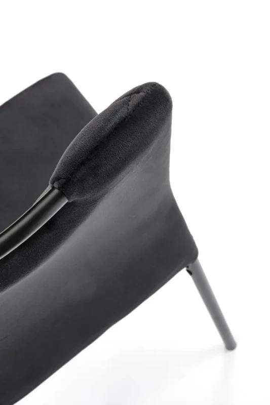 Krzesło K577 tapicerowane do jadalni czarny