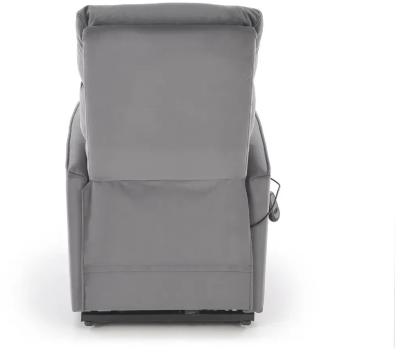 Fotel wypoczynkowy Maroni z funkcją elektrycznego rozkładania do salonu popielaty
