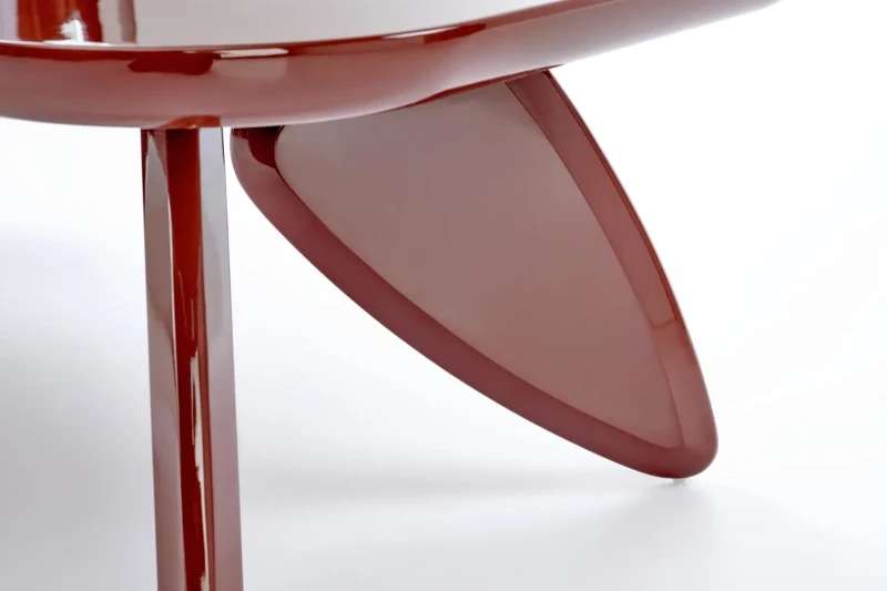 Ława stolik kawowy Soraya prostokątny do salonu 8120 cm bordowy