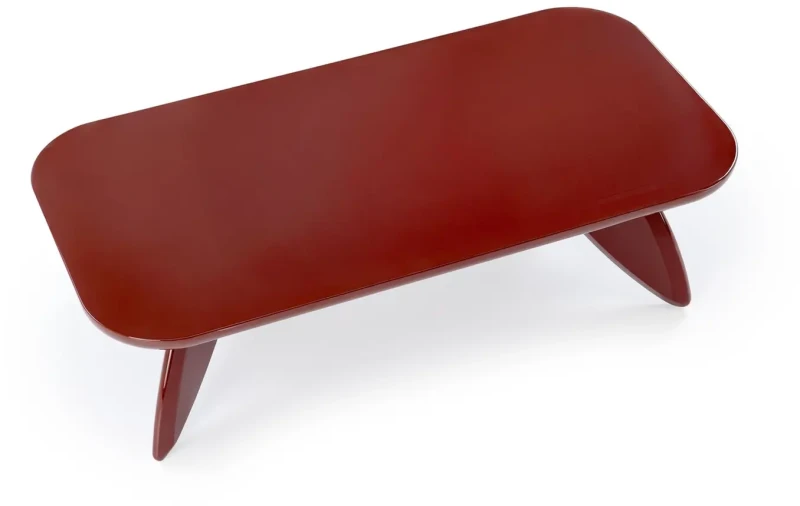 Ława stolik kawowy Soraya prostokątny do salonu 8120 cm bordowy