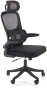 Fotel obrotowy Soren z mechanizmem TILT do biura czarny