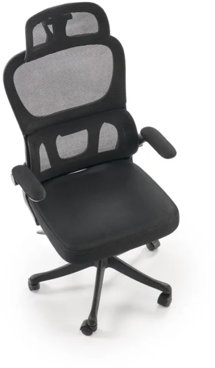 Fotel obrotowy Soren z mechanizmem TILT do biura czarny