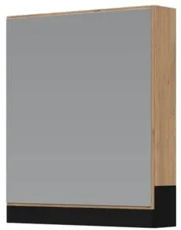 Szafka z lustrem Duesa do łazienki 60 cm dąb złoty