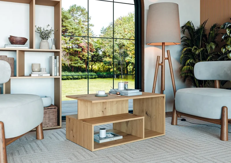 Ława stolik kawowy Iva 90 cm dąb artisan