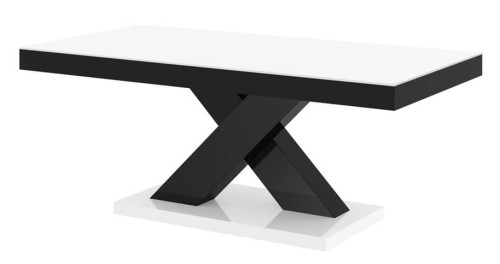 Ława XENON MINI 120 cm Biało-czarny mat