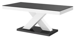 Ława XENON MINI 120 cm Czarno-biały mat