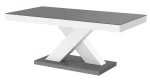 Ława XENON MINI 120 cm Szaro-biały połysk