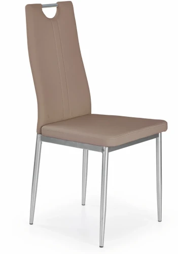 Krzesło K202 z uchwytem do jadalni cappucino