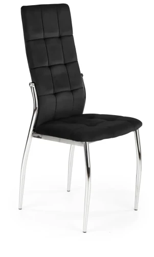 Krzesło K416 tapicerowane do jadalni czarny