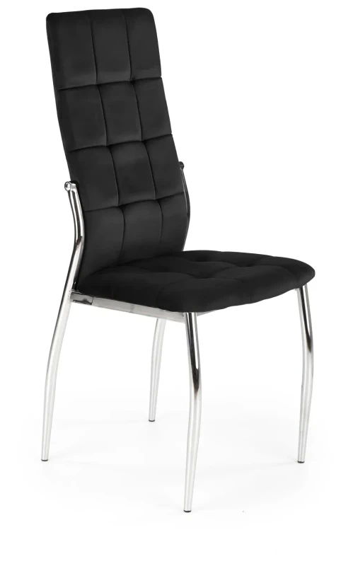 Krzesło K416 tapicerowane do jadalni czarny