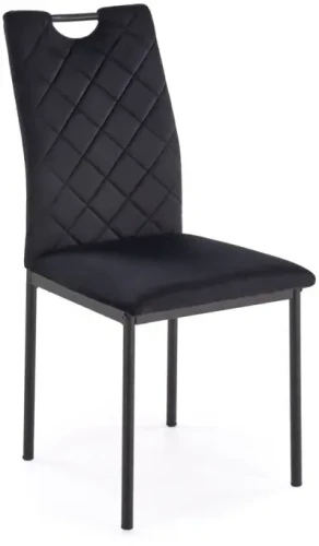 Krzesło K577 tapicerowane do jadalni czarny