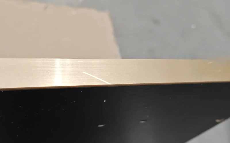 Szafka RTV Oro 175 cm czarny - wady produktu outletowego